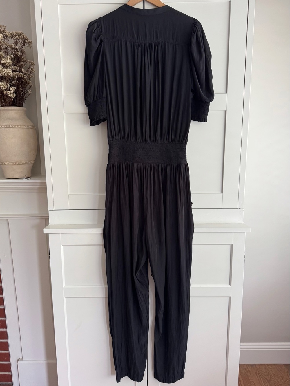 Ramy Brook Tracey Puff Sleeve Jumpsuit in Black - Picture 3 of 5